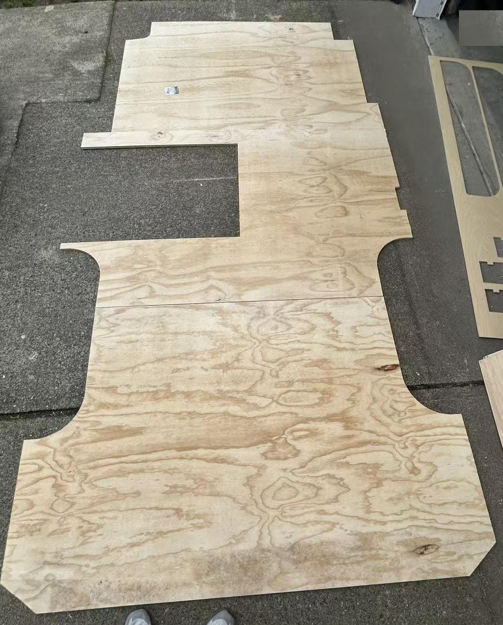 Sprinter 144 Wheelbase Floor CNC DXF File, 2019+ Model (Digital Download)