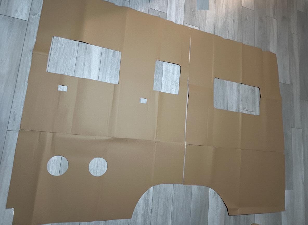Sprinter 170 Wall Panel Templates | DIY Van Conversion (2019+)