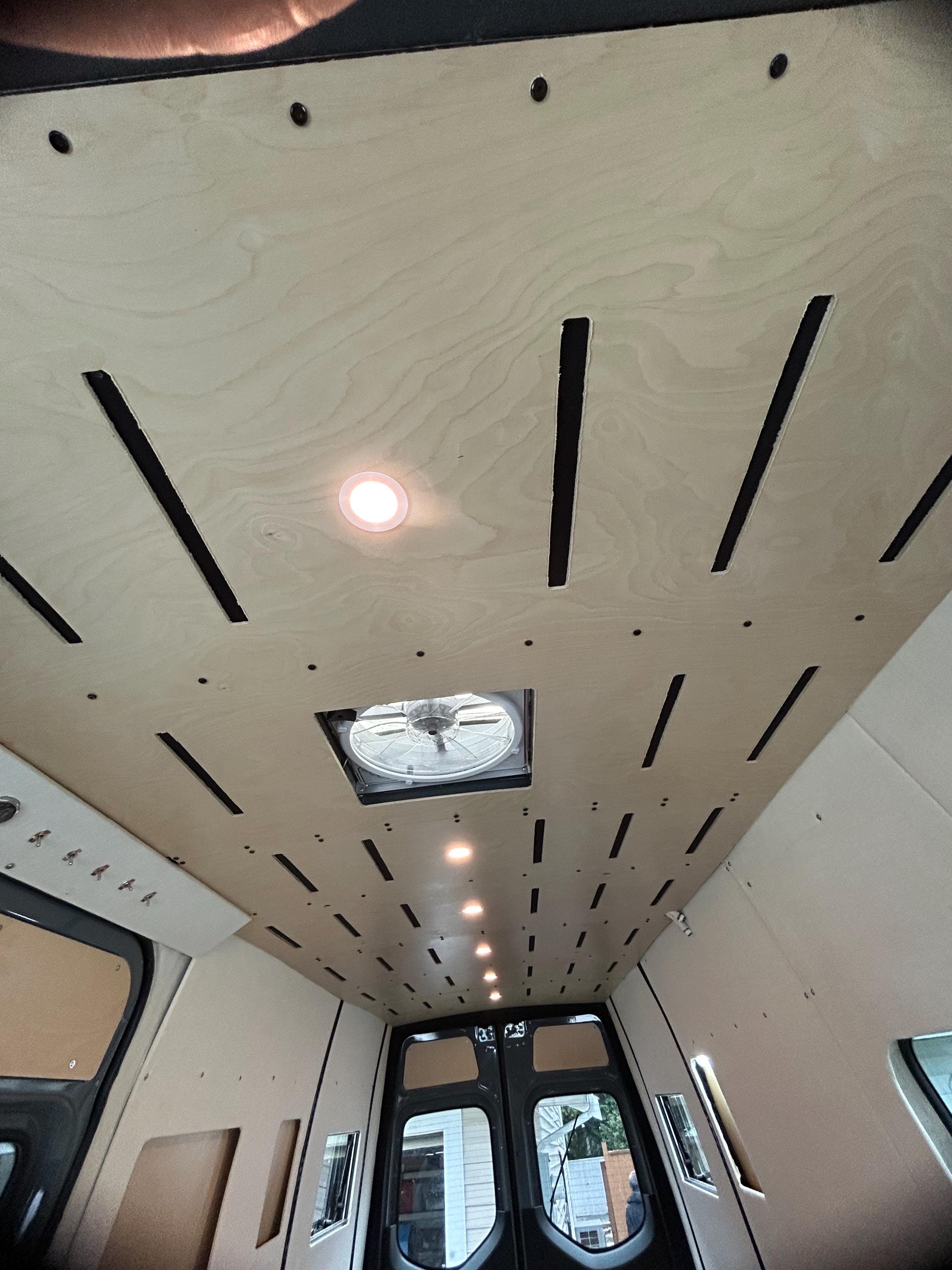 Sprinter 144 Ceiling Panel CNC DXF File, 2019+ High Roof (Digital Download)