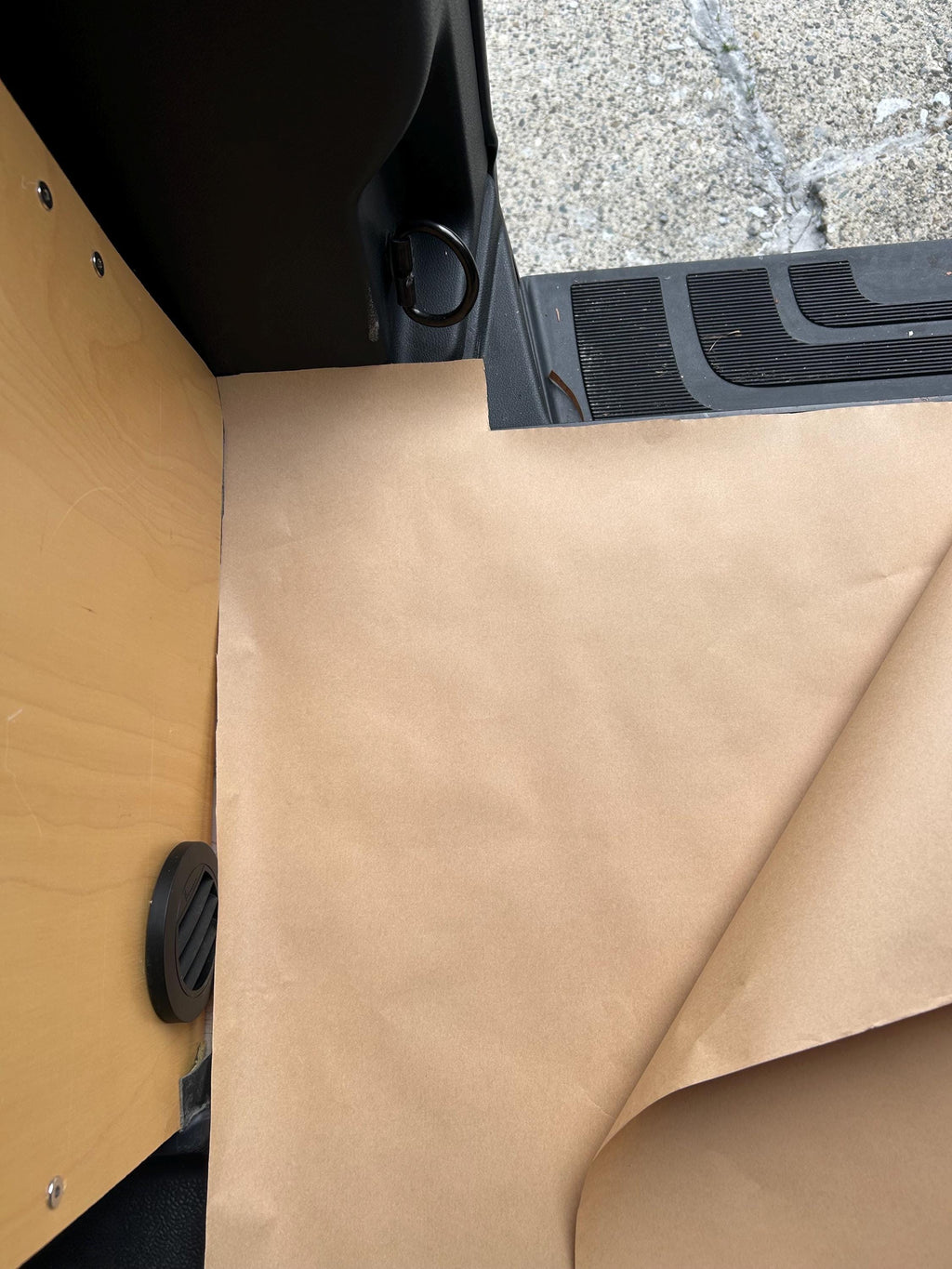 Full-Scale Subfloor Cutting Templates for Mercedes Sprinter 144 (2019+) – Physical, Pre-Printed & Ready to Use