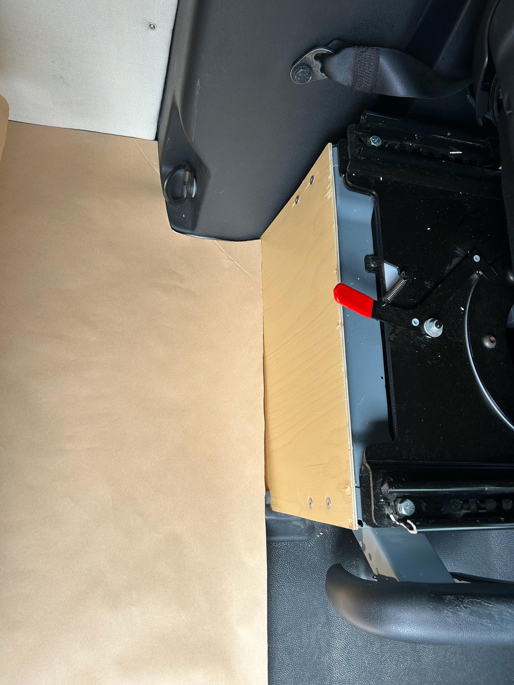 Full-Scale Subfloor Cutting Templates for Mercedes Sprinter 144 (2019+) – Physical, Pre-Printed & Ready to Use