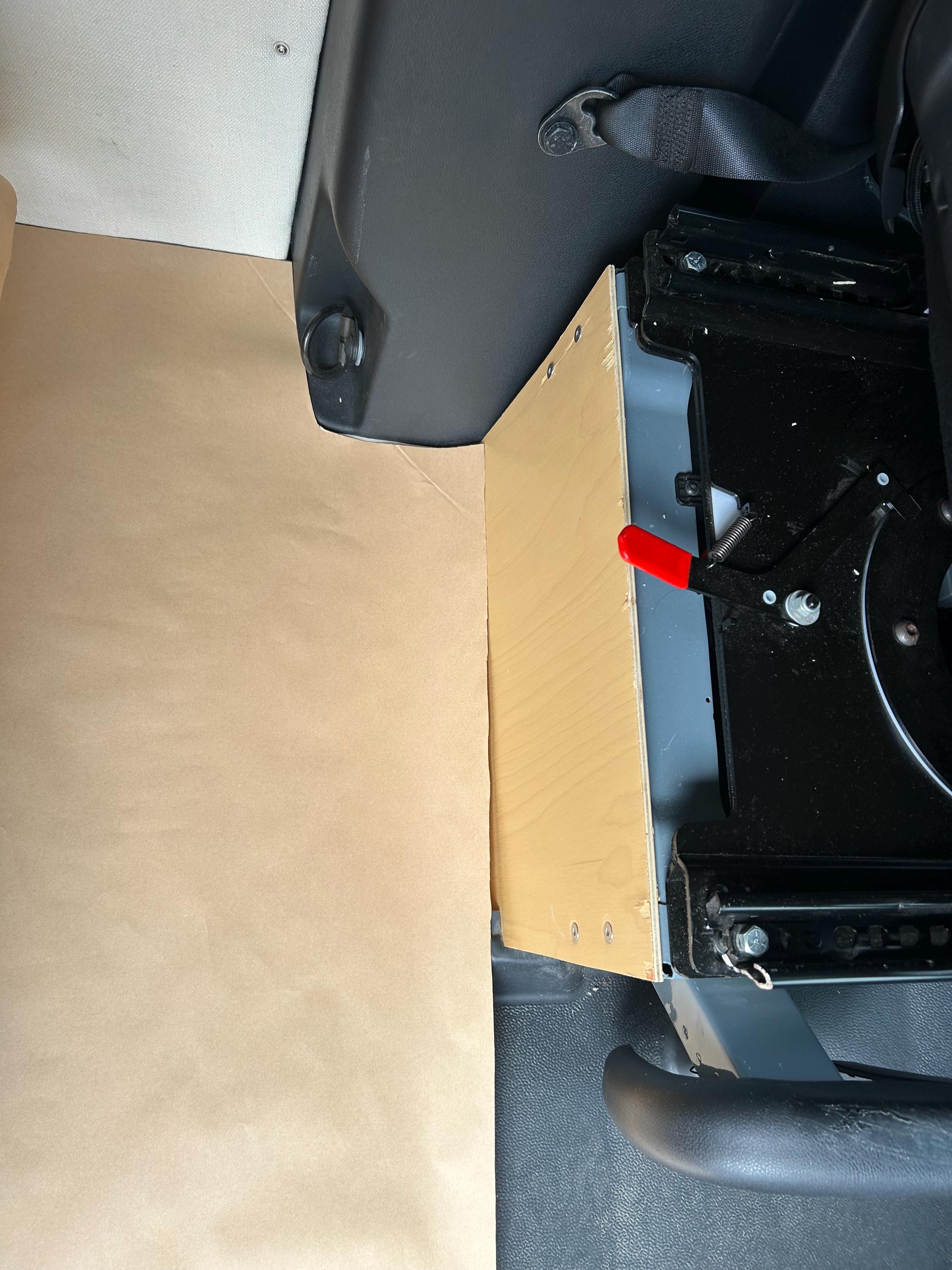 Full-Scale Subfloor Cutting Templates for Mercedes Sprinter 144 (2019+) – Physical, Pre-Printed & Ready to Use