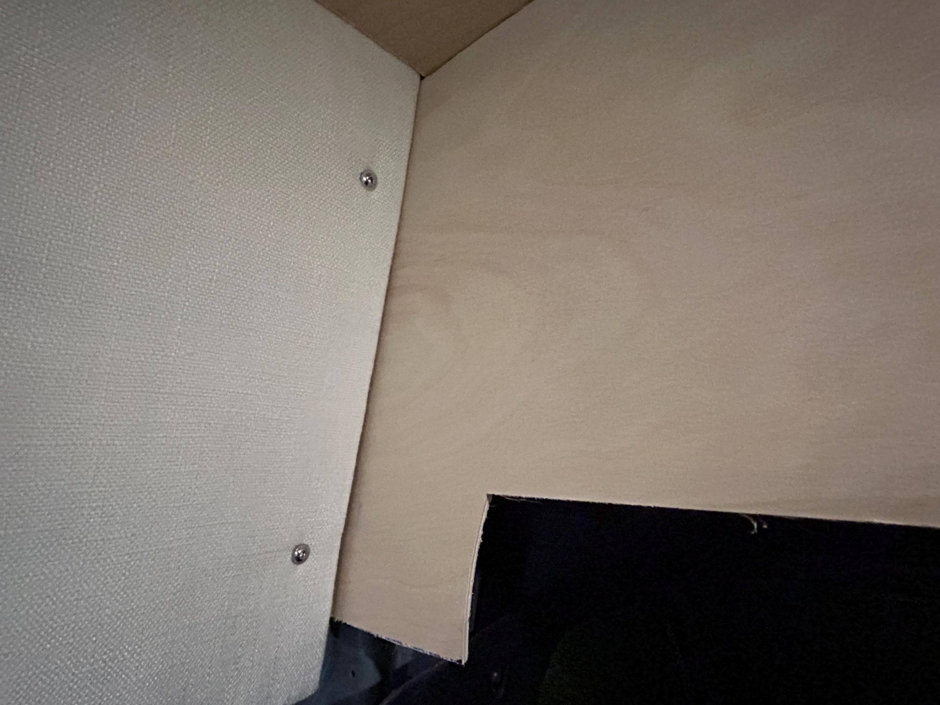 Full-Scale Overhead Storage Paper Cutting Templates for Mercedes Sprinter