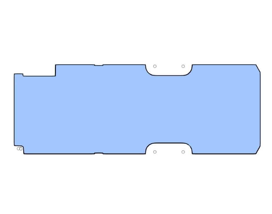 Sprinter 170 Extended Floor CNC Cutting Design DXF File (2019+)
